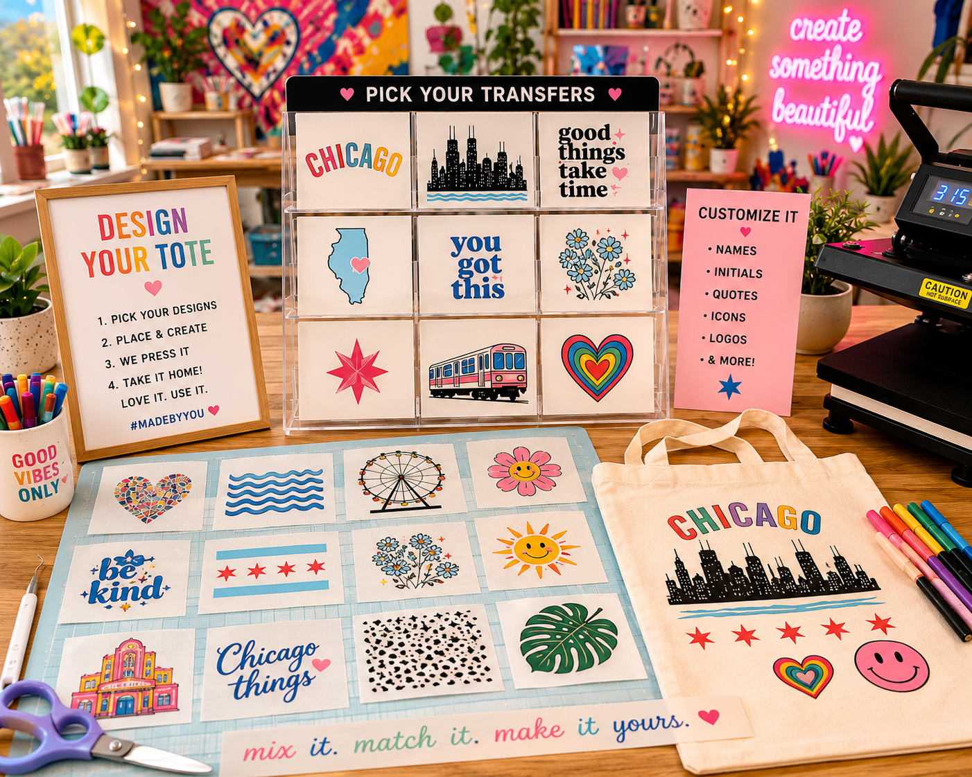 Mobile creative activation at corporate event