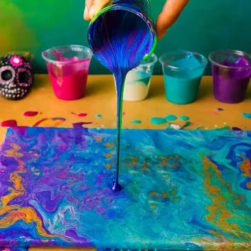 Acrylic Pour Painting